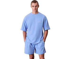 Calvin Klein Men's Ss Tee Short Set LV00NM2949 Other Lounge & Sleepwear, Blue (Blue Descent), M