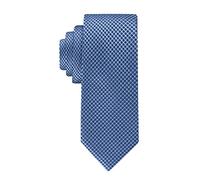Calvin Klein Men's Steel Micro Solid A Tie, Slate Blue, Regular