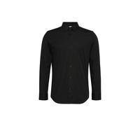 Calvin Klein Solid Stretch Slim Fit Long Sleeve Shirt Black L Men
