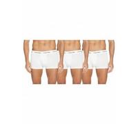 Calvin Klein Men's Trunk 3pk Trunk, White, XL