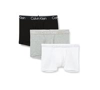 Calvin Klein Men's TRUNK 3PK, WHITE/BLACK/GREY HEATHER, M