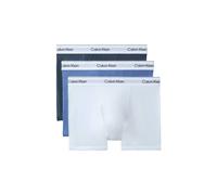 Calvin Klein Men's Trunks 3 Pack - White/Blue/Grey | Size: Large Calvin Klein Multicolor L
