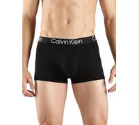 Calvin Klein Men's Ultra Soft Modern Modal 3-Pack Trunk, 3 Black, Large