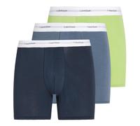 Calvin Klein Mens Underwear 3 Pack Boxer Shorts - Multicolour Cotton - Size Small