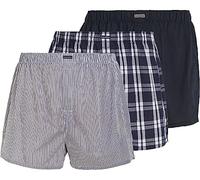 Calvin Klein - Men's Underwear Multipack - Cotton Stretch - Calvin Klein Trunks 3pk - Signature Waistband Elastic - Blue Multi-Design - S