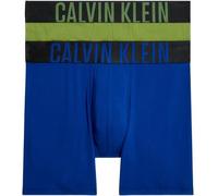 Calvin Klein - Mens Underwear Trunks - 2 Pack - Mens Briefs - Mens Underwear Trunks - Signature Waistband Elastic - Blue/Jade