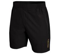 Calvin Klein Mens Versa Lightweight Shorts - Black/Dark Yellow - L