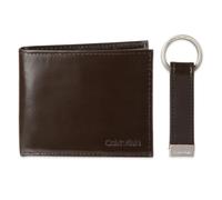 Calvin Klein Men's Wallet Sets-Minimalist Card Cases Brown-Bifold One Size