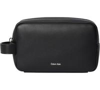 Calvin Klein Men's Washbag Raised with Carry Loop, Black (Black), One Size