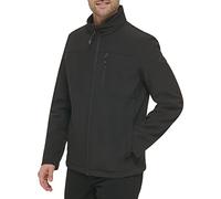 Calvin Klein Men's Water Resistant, Windbreaker Jackets (Standard and Big and Tall), Soft Shell Black, M