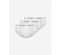 Calvin Klein Mens White Pack of Three Cotton Stretch Regular-fit Stretch-cotton Briefs Xl