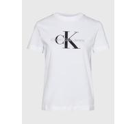 CALVIN KLEIN Men's White Short Sleeve Monogram Logo T-Shirt Medium BNWT C1178