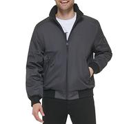 Calvin Klein Men's Winter Coats-Sherpa-Lined Hooded Soft Shell Jacket, Iron, XXL