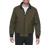 Calvin Klein Men's Winter Coats-Sherpa-Lined Hooded Soft Shell Jacket, Olive, L