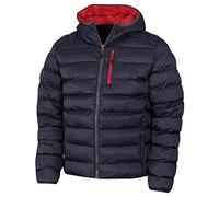 Calvin Klein Mens Woven Jacket - Navy/Red - XXXL