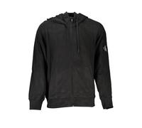 Calvin Klein Mens Zipup Hoodie Casual Style - Black Cotton - Size Medium