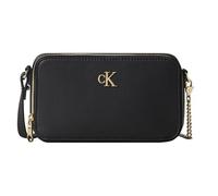 Calvin Klein Jeans Women's MINIMAL MONO CAMERA BAG LV04K1086G Crossover, Black (Black), One Size