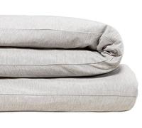 Calvin Klein Modern Cotton Body Solid 1 Piece Duvet Cover, Twin Size, Cotton Modal 170 GSM (Grey)