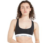 Calvin Klein Womens Black Modern Stretch-cotton Bralette S
