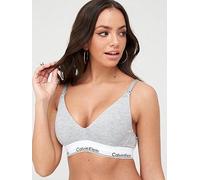 Calvin Klein Modern Cotton Maternity Bra, Grey, Size Xs, Women Grey