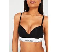 Calvin Klein Modern Cotton Plunge Bra - Black, Black, Size 30Dd, Women Black
