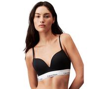 Calvin Klein Modern Cotton Plunge Push Up Bra - Black - 34D