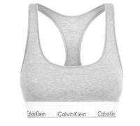 Calvin Klein Women Bralette Stretch, Grey (Grey Heather), L