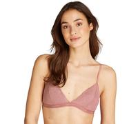 Calvin Klein Modern Lace Lined Triangle Bra - Red Grape - L - 14