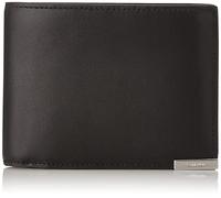 Calvin Klein Modern Plaque Trifold 10CC Coin, Black