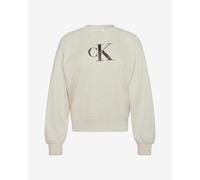Calvin Klein Monologo French Sweatshirt Grey Women - M