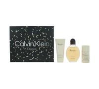 Calvin Klein Obsession Gift Set 125ml EDT + 100ml Aftershave Balm + 75g Deodorant Stick