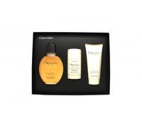 CALVIN KLEIN OBSESSION GIFT SET 125ML EDT + 75ML A/S BALM + 75G DEO STICK. NEW