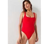 Calvin Klein One Piece Swimsuit, Red, Size Xs, Women Red