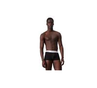 Calvin Klein Men's Low Rise 3Pk Trunks, Grey Heather/White/Black, XL