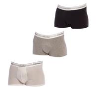 3 Pack Icon Relaxed Fit Trunks Grey/White/Black S