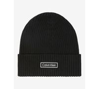 Calvin Klein Patch Chunky Beanie Black