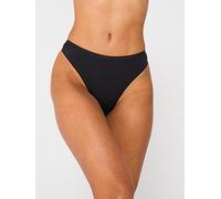 Calvin Klein Perfectly Fit Thong, Black, Size L, Women Black