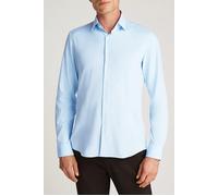 Calvin Klein Performance Solid Slim Fit Calm Blue size 43 | Casual Shirts Outlet | Men | Blue 43