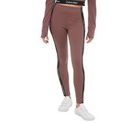 Calvin Klein Performance Women's High Waisted Logo Leggings, Terre, L