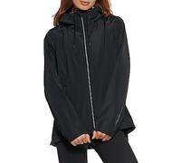 Calvin Klein Performance Women's Hooded Windbreaker Jacket, Black, S