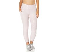 Calvin Klein Performance Women's Printed High Waist 7/8 Length Tight, Script Logo Secret, S