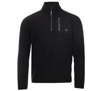 Calvin Klein PLANET FLEECE HALF ZIP BLACK - S Size: Small