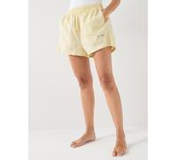 Calvin Klein Poplin Track Short, Yellow, Size Xl, Women Yellow