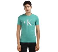 Calvin Klein Pure Cotton Printed Green T-Shirt