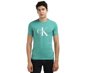 Calvin Klein Pure Cotton Printed Green T-Shirt
