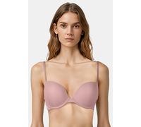 Calvin Klein Women’s Push Up Plunge Underwire Bra, Pink (Subdued), 34D