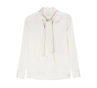 Calvin Klein pussy-bow collar satin blouse - Neutrals 36