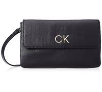 Calvin Klein RE-LOCK DBL XBODY W/FLAP, Black