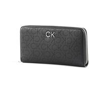 Calvin Klein Re-Lock Slim Zip Around Wallet LG Perf CK Black