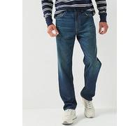 Calvin Klein Riptide Straight Jeans, Blue, Size 34, Inside Leg Regular, Men Blue